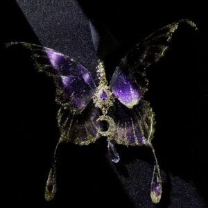 Lunar Aura Butterfly Brooch A1001
